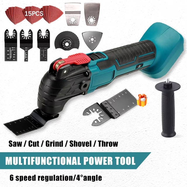 21V Lithium-Ion Multifunctional Tool: Shovel, Cutting, Sanding, and Trimming Machine, Woodworking Power Tool