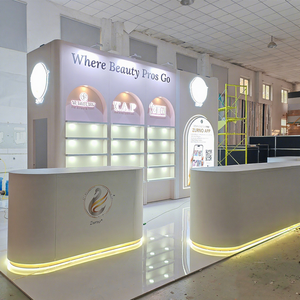 Подставка под заказ, выставочный стенд размером 10x20 футов со светодиодным логотипом, выставочный стенд, выставочный киоск, выставочный киоск - Product Image 1