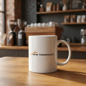 แก้วกาแฟเซรามิคพิมพ์ลายตามสั่ง พร้อมโลโก้บริษัท บริการพิมพ์แก้วกาแฟเซรามิคส่วนตัว แก้วเซรามิคสีขาวสำหรับโปรโมชั่น - Product Image 3
