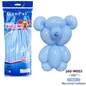 TLX 100 Globos de Modelado en Colores Macarrón, Globos Mágicos Macar 260, Globos Largos para Modelar Animales - Product Image 2