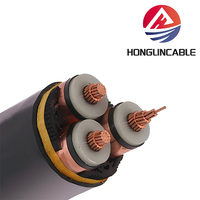 Câble d'alimentation moyenne tension TDZ-YJY33, isolation en XLPE, blindage en fil d'acier fin, câble électrique