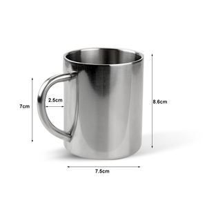 Topjlh vente en gros top événement fête logo imprimé tasses à café en acier inoxydable tasses à impression personnalisée logo tasse avec poignée - Product Image 2
