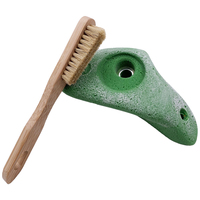 Brosse de nettoyage personnalisée en bois pour l'escalade et le bouldering, poils doux, outil OEM