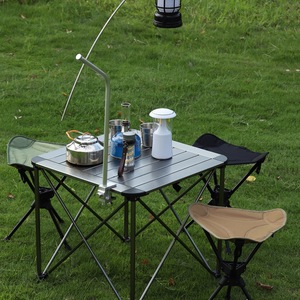 Aluminium portable d'extérieur en alliage 360 °   Chaise pliable rotative légère pour le camping, la pêche, la randonnée, le pique-nique - Product Image 3
