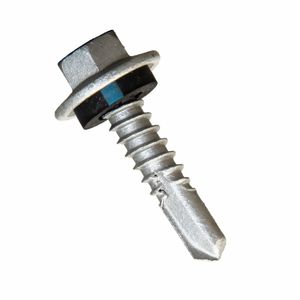 El Borde de punta afilada de tornillo hexagonal SDS para perforación rápida en metal y madera proporciona un ajuste hermético seguro para construcción y techos - Product Image 6