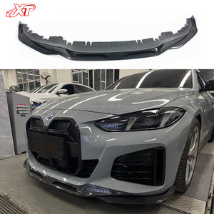 Fibra di carbonio S stile labbro anteriore per BMW 4 serie G26 quattro porte <span class=keywords><strong>M</strong></span> Sport Kit paraurti anteriore Splitter accessori Body Kit - Product Image 1