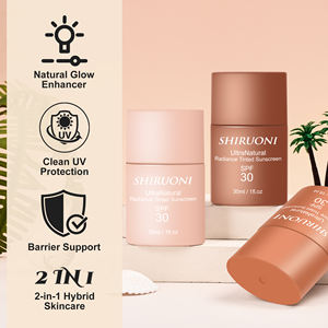 Crema de Protector Solar con Color Hidratante y Luminoso <span class=keywords><strong>SPF</strong></span> <span class=keywords><strong>30</strong></span> de Etiqueta Privada Ultra Natural Mineral de Amplio Espectro con Protección UV - Product Image 3