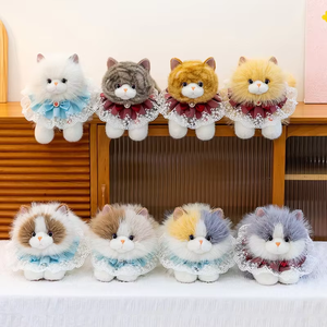 Peluche chat Ragdoll, adorable poupée, petite peluche chaton, décoration d'intérieur, cadeau de fêtes, cadeau pour enfants - Product Image 1