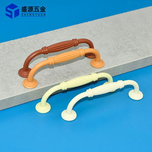 Shengyuan Plastic Cabinet <b>Handles</b> 96mm Hole Spacing Bar Shape Traditional Design For Drawer <b>Door</b> - Product Image 3