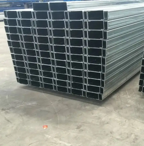 Perfiles de acero galvanizado C Lista de precios Perfil de acero de canal de acero galvanizado conformado en frío - Product Image 2