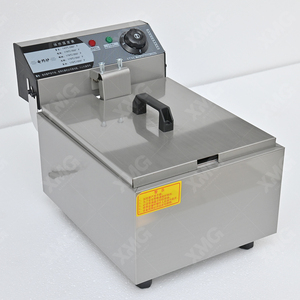 Freidora Industrial <span class=keywords><strong>de</strong></span> Acero Inoxidable XMG <span class=keywords><strong>de</strong></span> Sobremesa, <span class=keywords><strong>de</strong></span> un Solo <span class=keywords><strong>Tanque</strong></span>, Gran Capacidad, con Temperatura Ajustable - Product Image 2