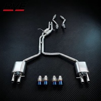 Tuyau d'échappement haute performance RVE pour Audi A6 C7 3.0t 2012-2018, système d'échappement Catback en alliage de titane