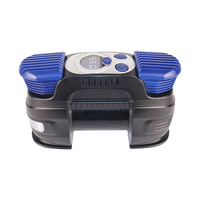 Compresseur d'air portable en plastique Richtek 2025, nouvelle arrivée, 12V 200W, double cylindre, manomètre numérique 100 PSI, pneus d'urgence