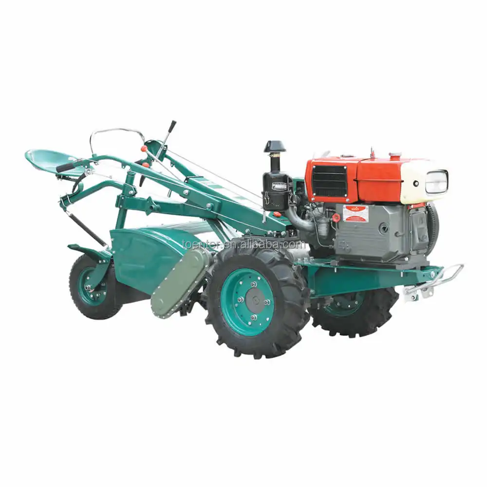 Landwirtschaft liche Maschinen Ausrüstung 20 PS Diesel Farm Walking Traktoren mit rotierender Boden bearbeitungs maschine