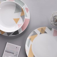 Accueil favori chine service de Table vaisselle de bonne qualité 12 pièces service de Table pour 4 personnes
