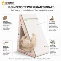 Grattoir pour chat en carton ondulé écologique, durable, haute densité, pour chats d'intérieur, vente en gros