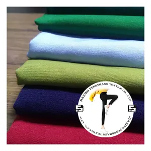Anpassbare Fabrik 2/2 Twill Bengaline Stoff 5% Spandex 25% Nylon 70% Rayon <span class=keywords><strong>Stretch</strong></span> gewebt für Sportswear Outdoor für Mädchen - Product Image 1