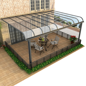 Auvent moderne en polycarbonate avec cadre en aluminium <span class=keywords><strong>pour</strong></span> extérieur, imperméable, <span class=keywords><strong>pour</strong></span> balcon, <span class=keywords><strong>terrasse</strong></span>, protection solaire, vente chaude, nouveau revêtement en poudre <span class=keywords><strong>pour</strong></span> patio - Product Image 1