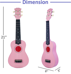<span class=keywords><strong>Ukelele</strong></span> <span class=keywords><strong>de</strong></span> 21 pulgadas al por mayor: instrumento musical OEM ODM con bolsa, púas y accesorios-<span class=keywords><strong>Ukelele</strong></span> soprano <span class=keywords><strong>de</strong></span> plástico rosa - Product Image 6