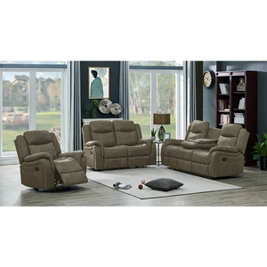 Sofá reclinable de lujo, sofá de esquina seccional, nuevo estilo, sofá de cuero sintético, juego de sofás para sala de estar, muebles para el hogar