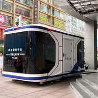 Maison préfabriquée, cabane, hôtel modulaire, hôtel de villégiature, petite maison mobile, capsule spatiale