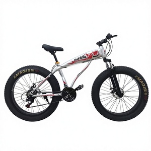 Vente en gros de vélos de montagne à pneus larges de 26 pouces à 21 vitesses pour hommes et femmes, avec fourche avant en acier, amortissement et frein à disque - Product Image 1