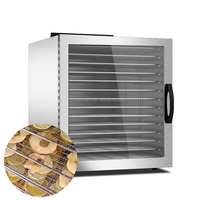 Zonne-energie fruitdroogmachine en commerciële dehydrator voor het drogen van champignons en fruit- en groentedroger