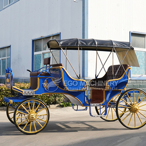 Carruaje Eléctrico de Lujo de 4 Ruedas, Carruaje de Boda Tirado por Caballos para Turismo, Deportes, Entretenimiento y Excursiones - Product Image 5