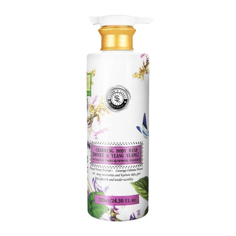 2024 shine a light penjualan terlaris Honey Ylang Ylang Allure Charming Body Wash black caster produk kelembaban minyak grosir