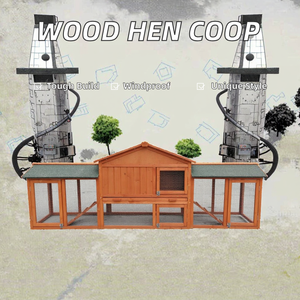 Gabbia per gallina di piccole dimensioni in legno di piccole dimensioni - Product Image 2