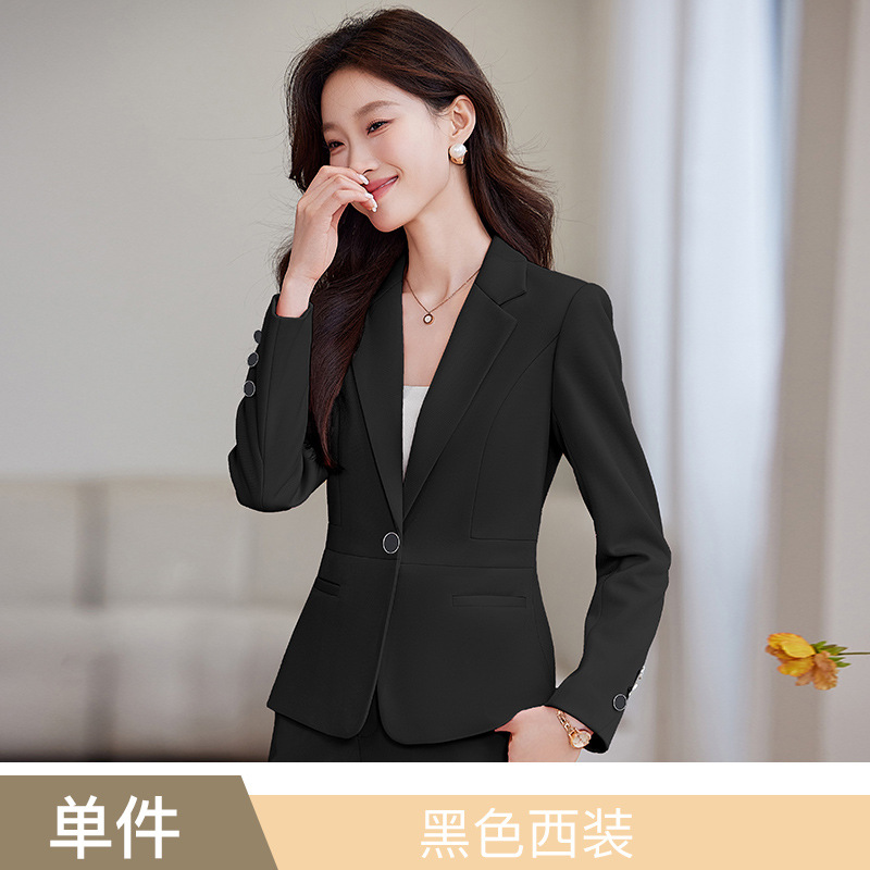 black suit