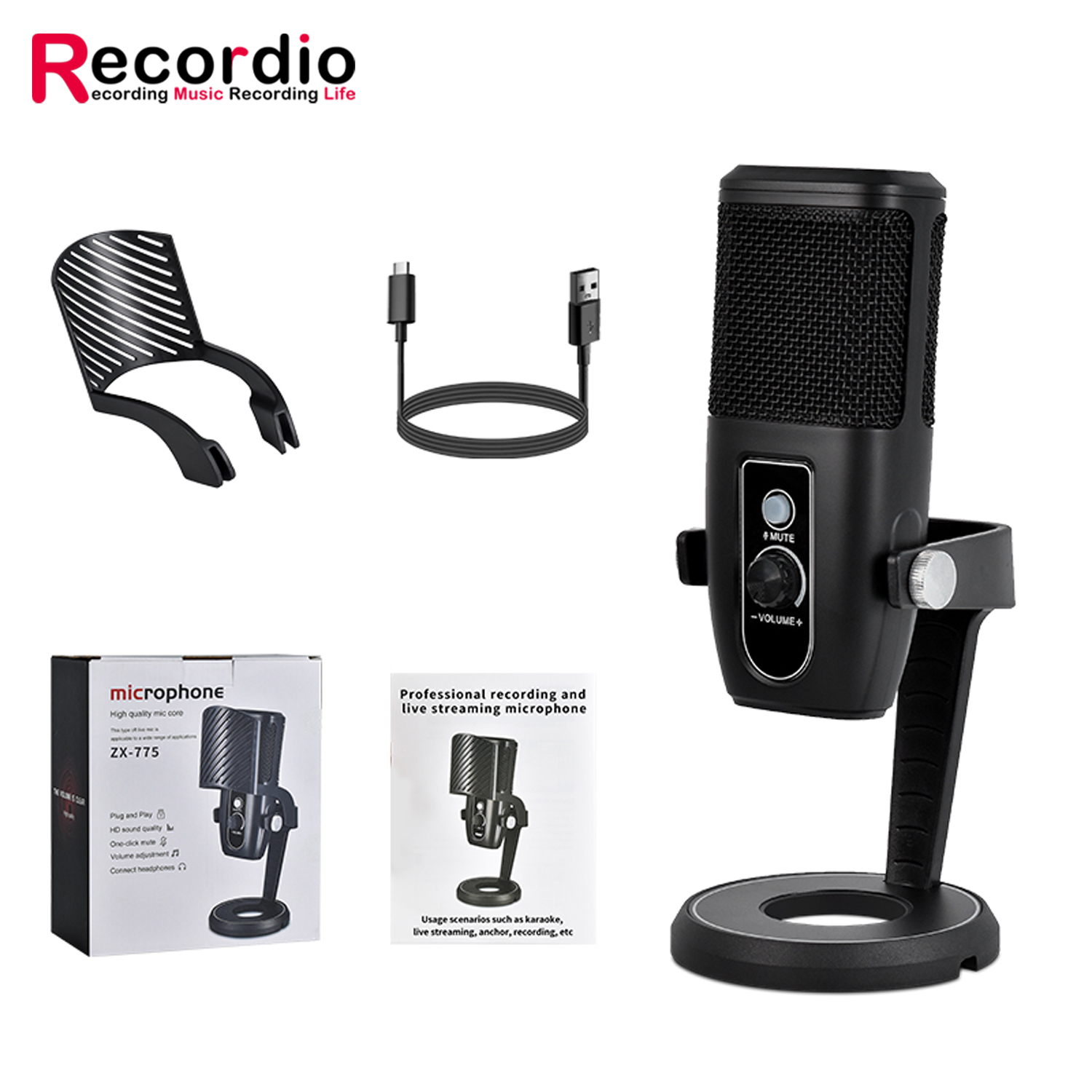 micco ZX-776 Professional USB Condenser Microphone for PC Computer
