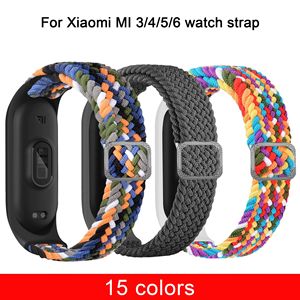 Nouveau <span class=keywords><strong>Bracelet</strong></span> élastique en Nylon Sport <span class=keywords><strong>Bracelet</strong></span> de remplacement respirant pour <span class=keywords><strong>Xiaomi</strong></span> <span class=keywords><strong>Band</strong></span> 7 6 5 <span class=keywords><strong>4</strong></span> 3 accessoires de montre intelligente - Product Image 2