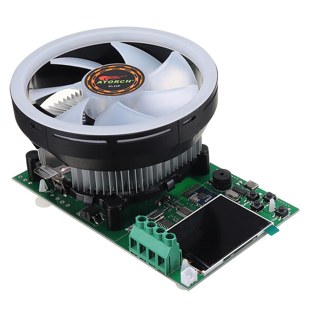 180W DL24P 2.4 inch DC USB Tester Electronic Load APP Battery Capacity Monitor Discharge Charge Power Meter Supply Checker