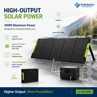 Module photovoltaïque monocristallin, panneau solaire léger, pliable, sac ETFE pour le camping, la randonnée, les voyages, panneau solaire portable 300W