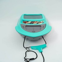 Seau flottant pour poissons vivants 8L en ABS, conteneur portable pour la pêche en ruisseau, seau de transport pour micro-poissons