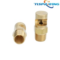 Boquilla de pulverización de latón desviada con ventilador plano de alto impacto Floodjet gran angular serie K