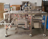 Machine d'emballage horizontale Doypack Gloex pour liquides corrosifs, remplissage automatique OEM avec pompe à piston et mâchoire de pré-scellage