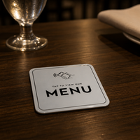 Système de commande intelligent de bureau avec étiquette RFID NTAG213 13.56MHz, autocollant de table, carte de menu Google Review, carte de menu en époxy pour restaurants