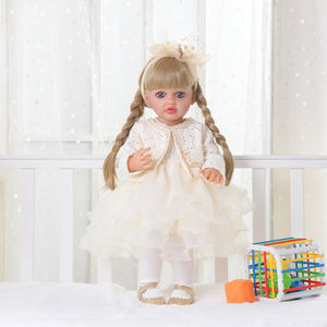 Poupée Bébé <span class=keywords><strong>Reborn</strong></span> <span class=keywords><strong>en</strong></span> <span class=keywords><strong>Silicone</strong></span> 22'' / 55cm Yeezwood, Poupée Fille Réaliste <span class=keywords><strong>en</strong></span> <span class=keywords><strong>Silicone</strong></span> - Product Image 3