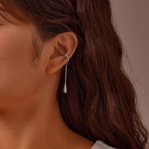 Boucles <span class=keywords><strong>d</strong></span>'oreilles pendantes géométriques tendance en acier inoxydable plaqué or, sans perçage, pour femmes - Product Image 4