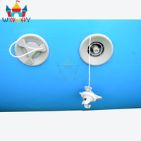 Piscine gonflable commerciale Jeux d'eau en plein air pour enfants Adultes Famille Fête Événements de team building PVC résistant