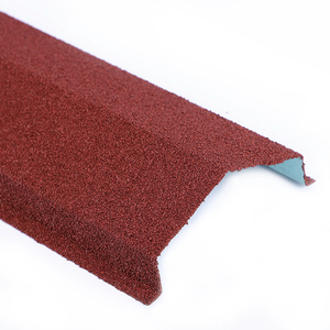 Tuiles de toiture en métal revêtues de pierre, capuchon d'angle de toit - Product Image 4