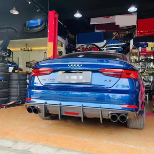 สำหรับ A5 S5 Sportback 4 ประตู ทูร์โบคูเป้ คาร์บอนไฟเบอร์ คาร์บอนฟอร์จ  ดิฟฟิวเซอร์กันชนหลัง ปี 2017-2019 - Product Image 6