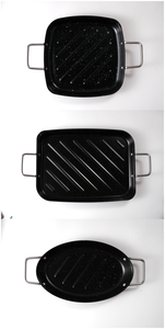 Ensemble de partage de cuisine de dinde grande casserole de barbecue avec injecteur de <span class=keywords><strong>Sauce</strong></span> déchiqueteuse de viande Surface antiadhésive enduite outil de cuisine cadeau de noël - Product Image 2