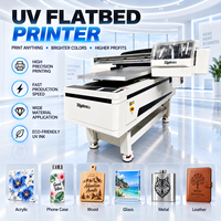 Imprimante à plat UV à jet d'encre Mycolor, format A1, automatique, haute vitesse, 3200 dpi, 9,3 m/h, garantie 1 an pour le cuir, le bois, le plastique, le verre
