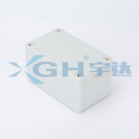 Boîte de jonction de distribution d'alimentation étanche en plastique ABS 80*130*70mm, boîtier d'instrument électronique de surveillance intérieur/extérieur