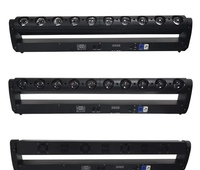 Lot de 10 barres lumineuses LED RGBW 4-en-1 de 40W, contrôlées DMX512, à effet de faisceau mobile, pour DJ, discothèque, mariage, soirée, KTV, boîte de nuit, spectacle en direct