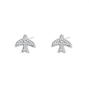 Boucles d'oreilles Amy Amy Arrow avec zircone pour femmes, bijoux minimalistes à porter au quotidien, PE0062 - Product Image 3