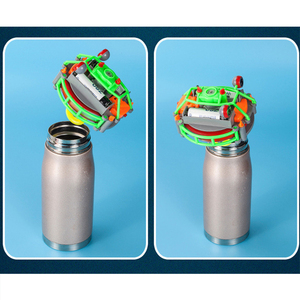 Andador de cuerda floja para niños, coche de equilibrio, vaso mágico, monociclo, Robot, juguete, carretilla, novedad, juguetes de mordaza - Product Image 5